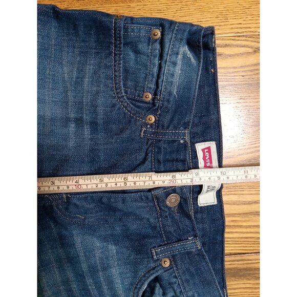 LEVI STRAUSS 511 Jeans Womens 14 27 X 27 BLUE Preowned Used Summer - Picture 7 of 12